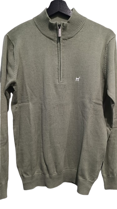 Jersey Media Cremallera Verde - Williot