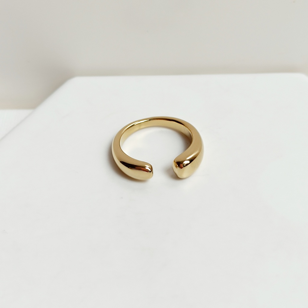 Anillo Doble Dorado