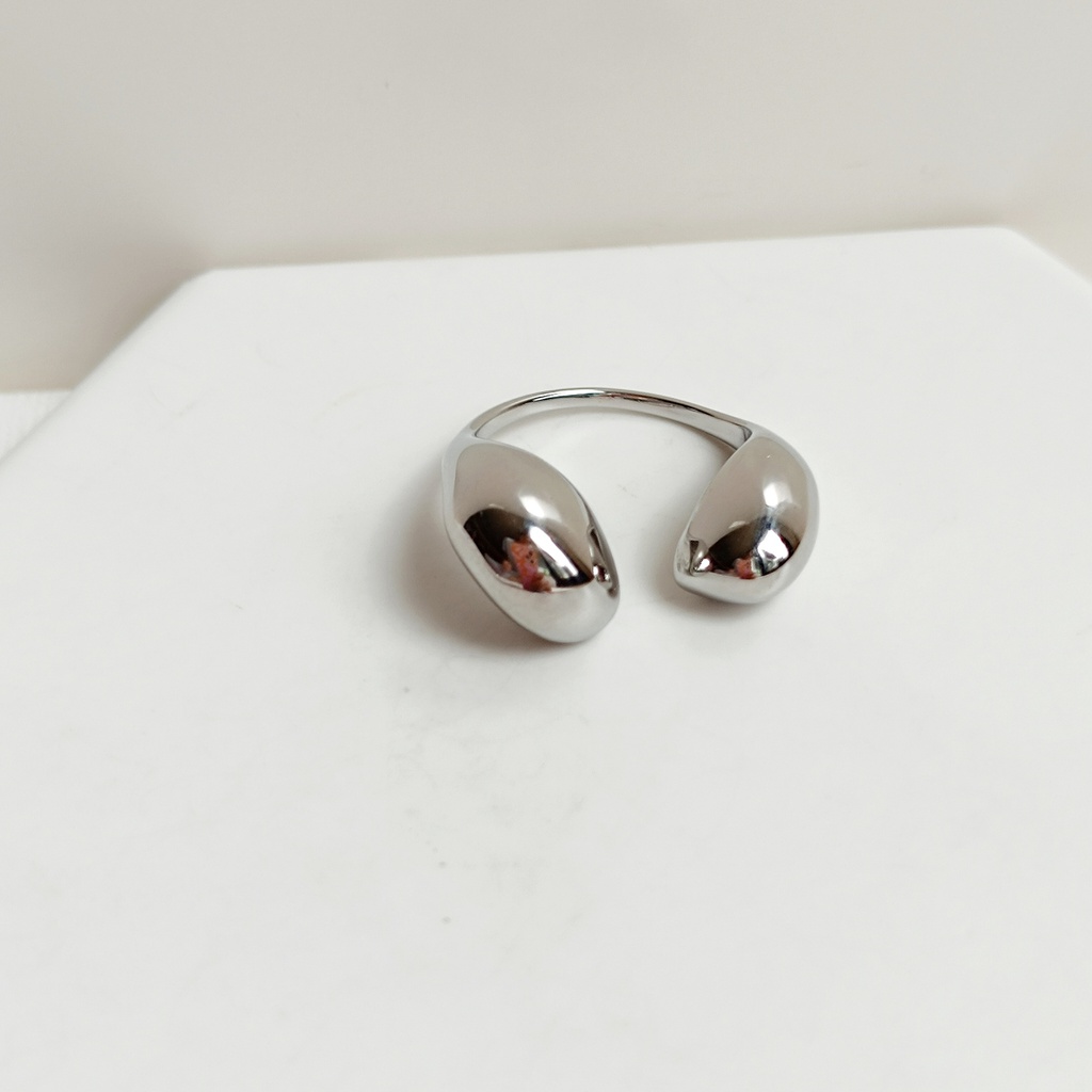 Anillo Double Drop (Plateado)