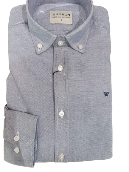 Camisa Sport Oxford Raqueta Navy - Silbon