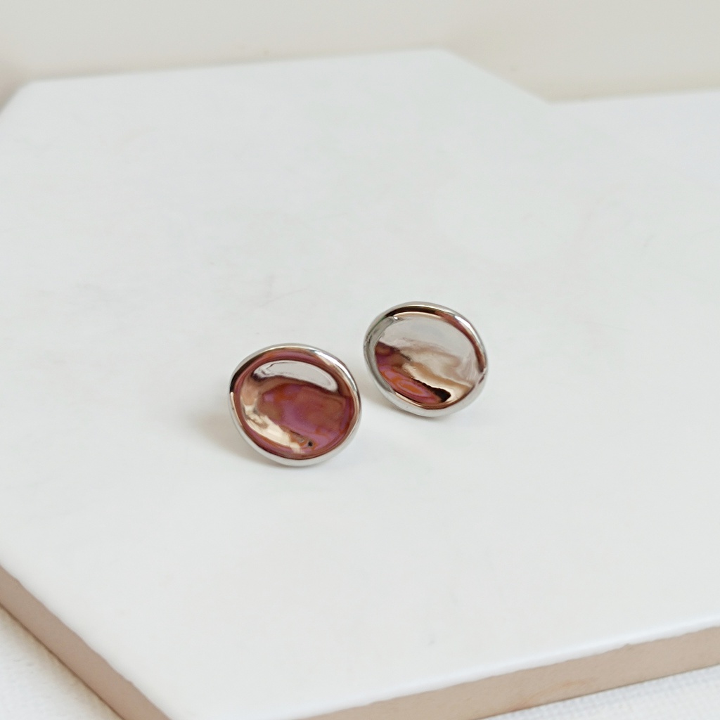Pendientes Pequeños Plateado