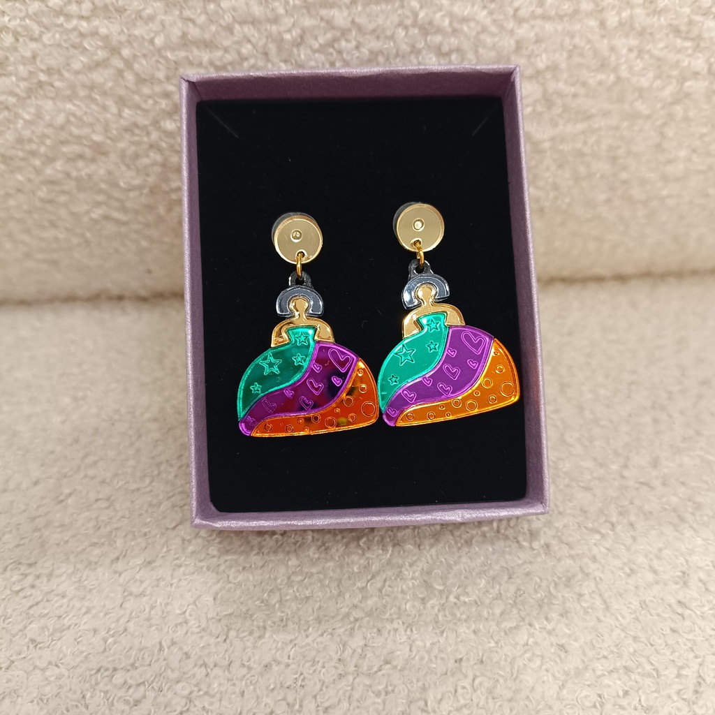 Pendientes Metacrilato Minina