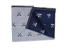 Bufanda Azul Reversible Palos Golf Stroget