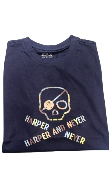 Camiseta Skull Navy Blue - Harper &amp; Neyer