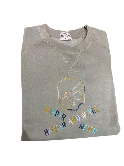 Sudadera Skull Military Light - Harper &amp; Neyer