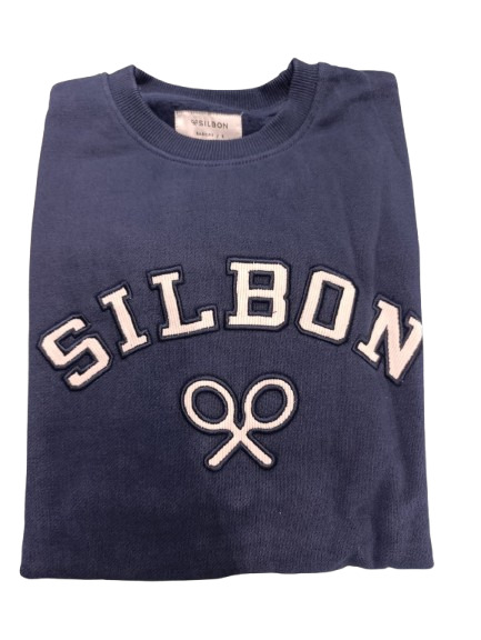 Sudadera Raqueta Media Pana Azul Marino  - Silbon