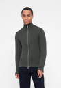 Slhdane Ls Knit Structure Full Zip Noos - Selected