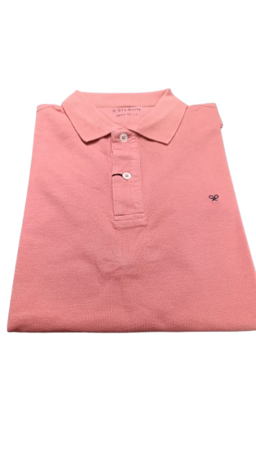 Polo Clásico Liso Coral - Silbon