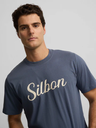 Camiseta Vintage Azul Indigo - Silbon