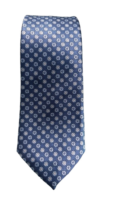 Corbata Azul Con Flores Azul Variado - Stroget