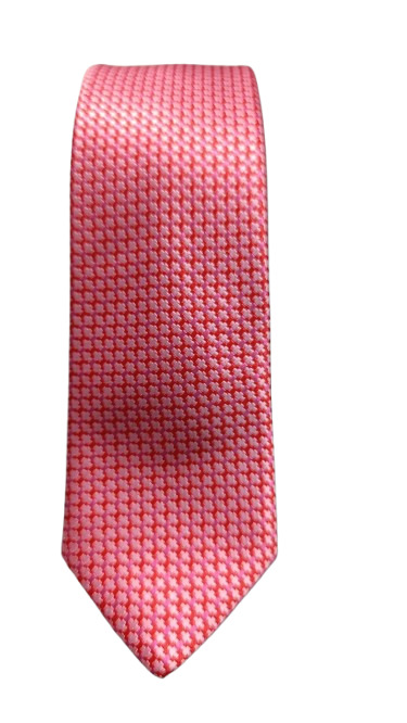 Corbatín Rojo Con Motivos En Rosa - Stroget