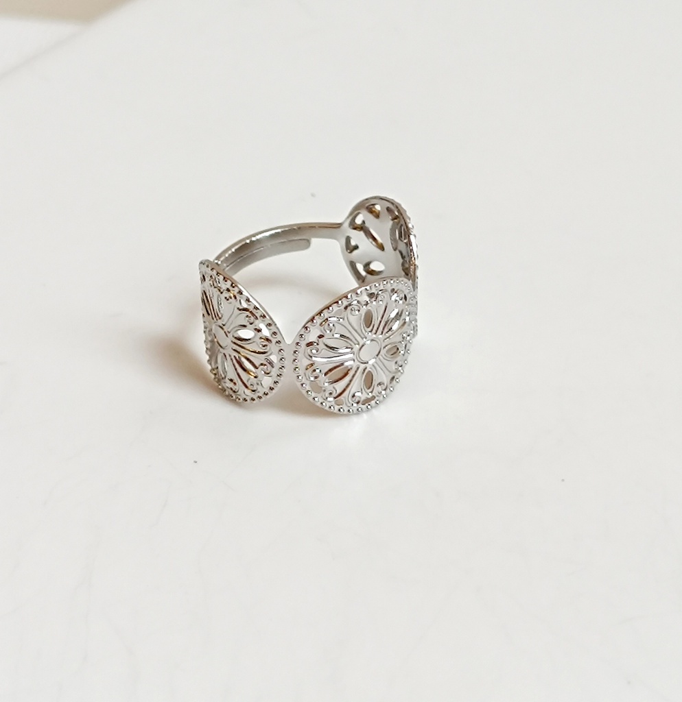 Anillo Medals (Plateado)