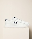 Sneaker Leather Sport Blanca Scotta