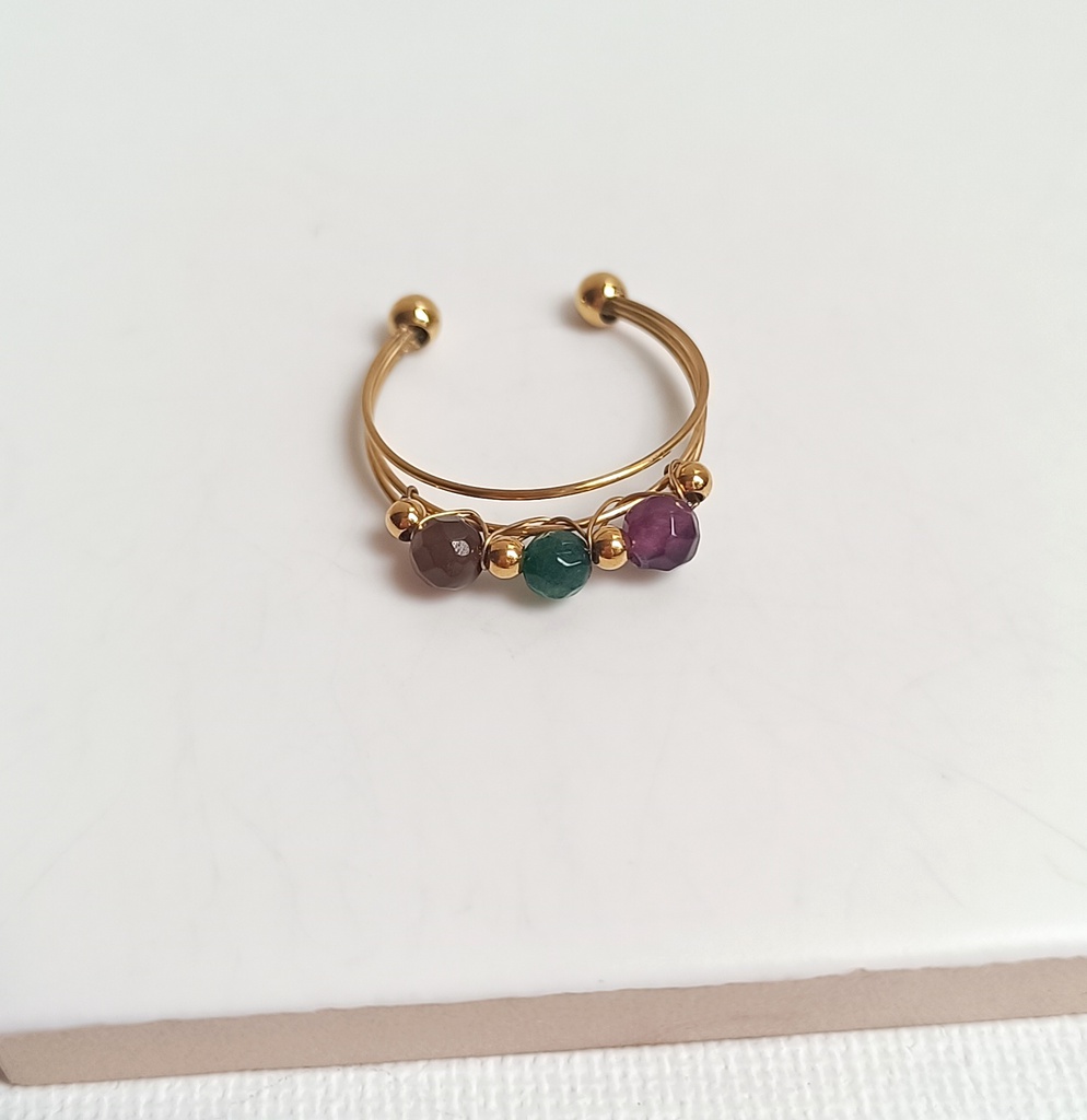 Anillo Terra Green (Dorado)