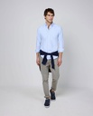 Camisa Oxford Liso Celeste - El Ganso