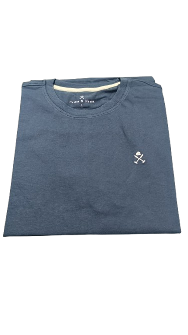 Camiseta Cocktail Code Navy Gray - Harper &amp; Neyer