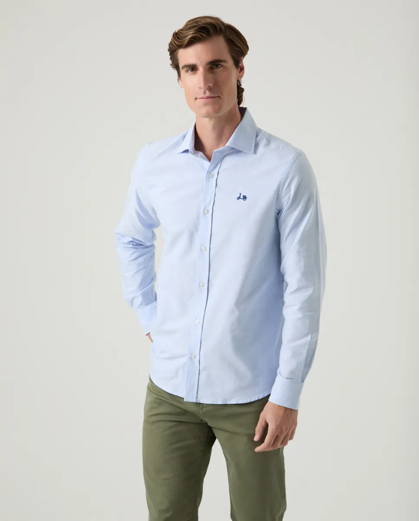 Camisa Oxford Classic Celeste - Scotta