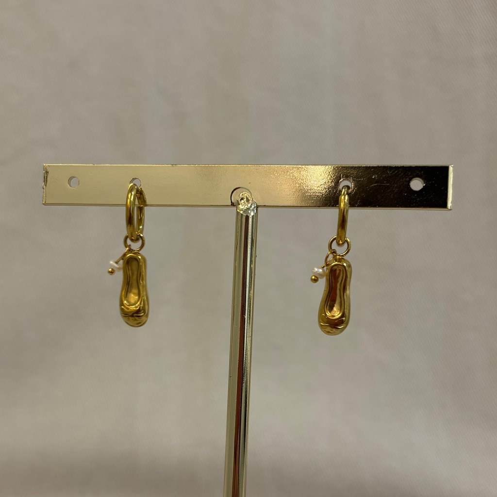 Arito Charm Bailarina Con Perla Dorado