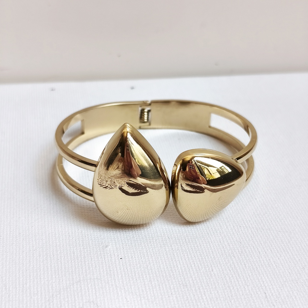 Brazalete Open Drops (Dorado)