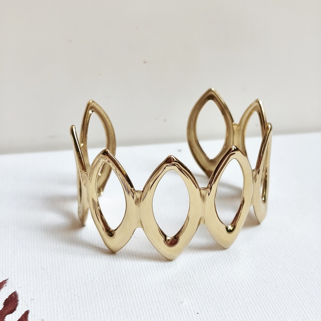Brazalete Rombos (Dorado)