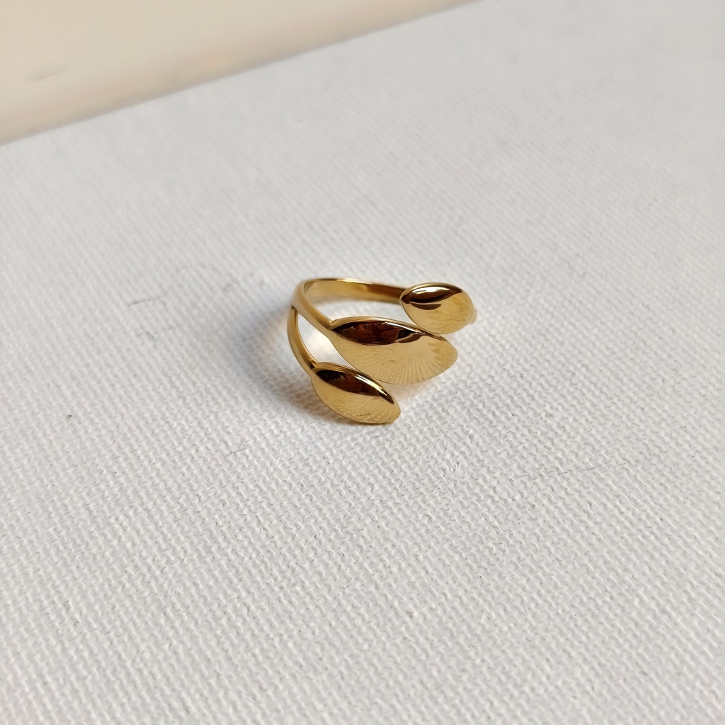 Anillo Triple Dorado