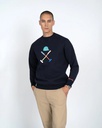 Sudadera Ranglan Vermont Dark Navy Blue - Harper &amp; Neyer