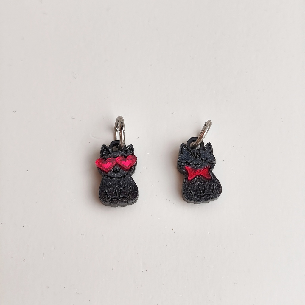 Pendientes Metacrilato Aro Gato