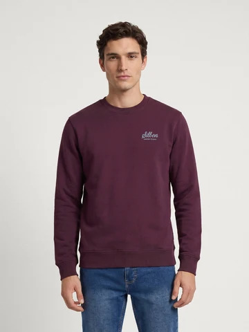 Sudadera Varsity Club Burdeos - Silbon