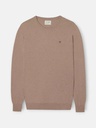 Jersey Cuello Redondo Marrón Claro - Silbon