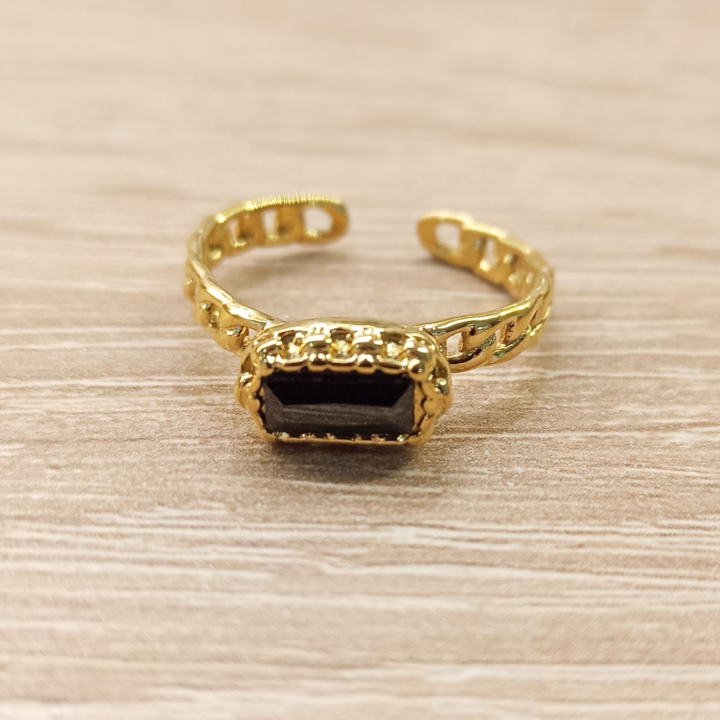 Anillo Black Chain