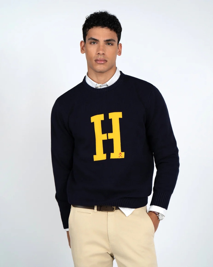 Jersey Harvard Navy Blue - Harper &amp; Neyer