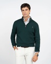 Jersey Zipper Green Forest - Harper &amp; Neyer