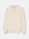 Jersey Cuello Polo Piedra - Silbon
