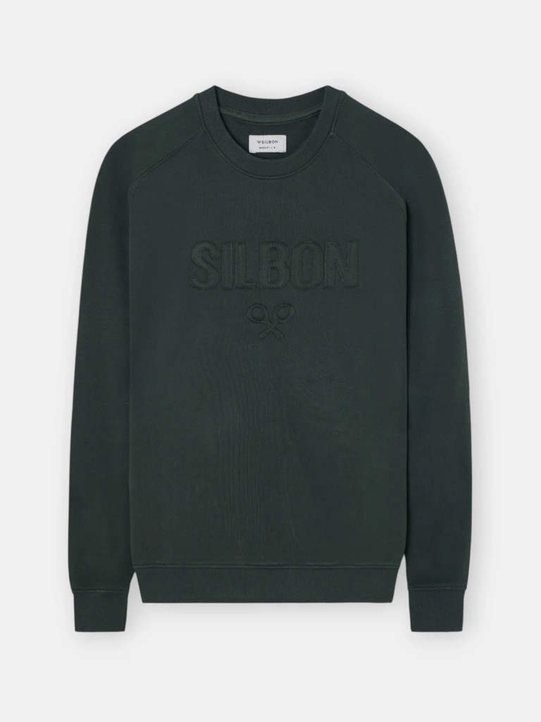 Sudadera Ranglan Silbon Patch Khaki - Silbon