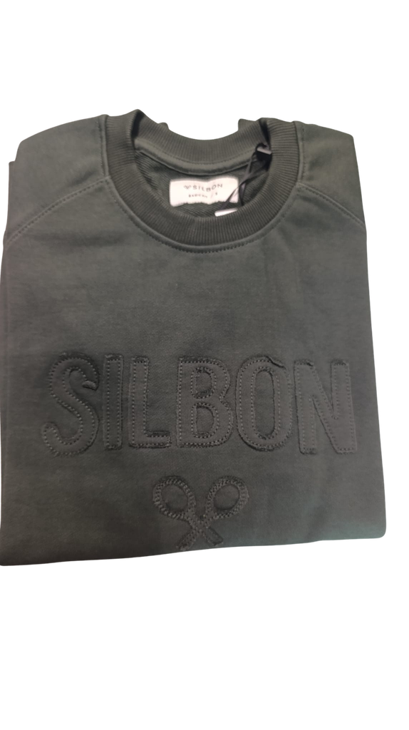 Sudadera Ranglan Silbon Patch Khaki - Silbon