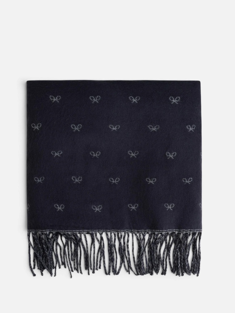 Bufanda Raquetas Azul Marino - Silbon