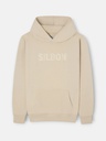 Sudadera Capucha Cuerda Beige - Silbon