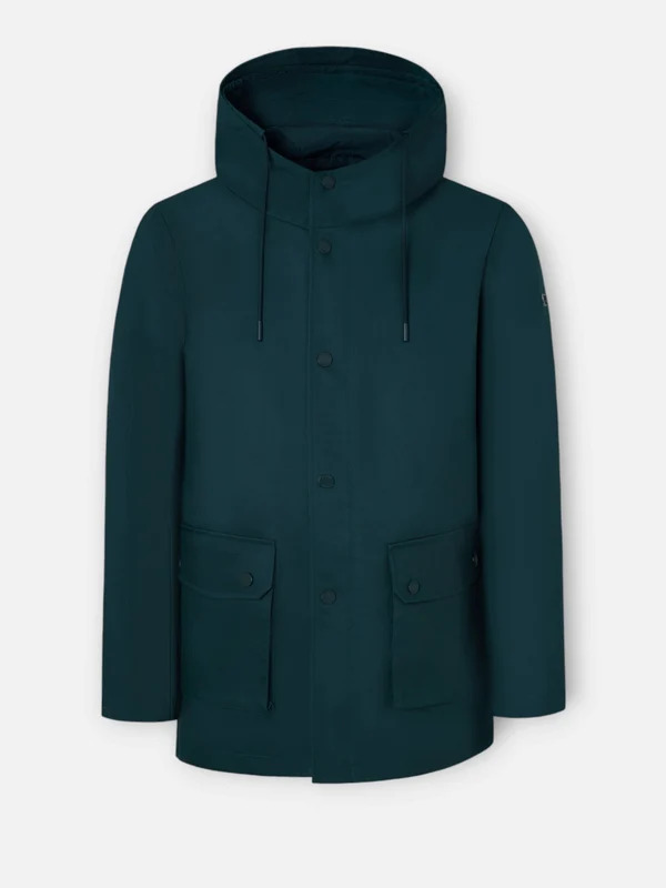 Parka Bolsillos Verde - Silbon