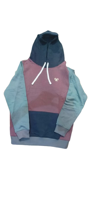 Sudadera Capucha Multicolor Burdeos - Silbon