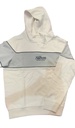 Sudadera Capucha Bloque Snaps Crema - Silbon