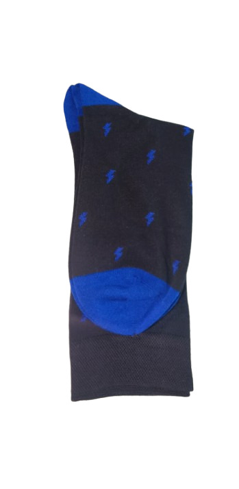 Calcetines Azul Marino Rayos Azul Eléctrico - Stroget