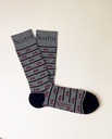Calcetines Rayas Orgánico Gris - Scotta