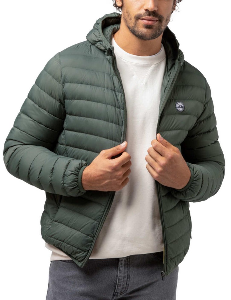 Chaqueta Capucha Khaki - Scotta