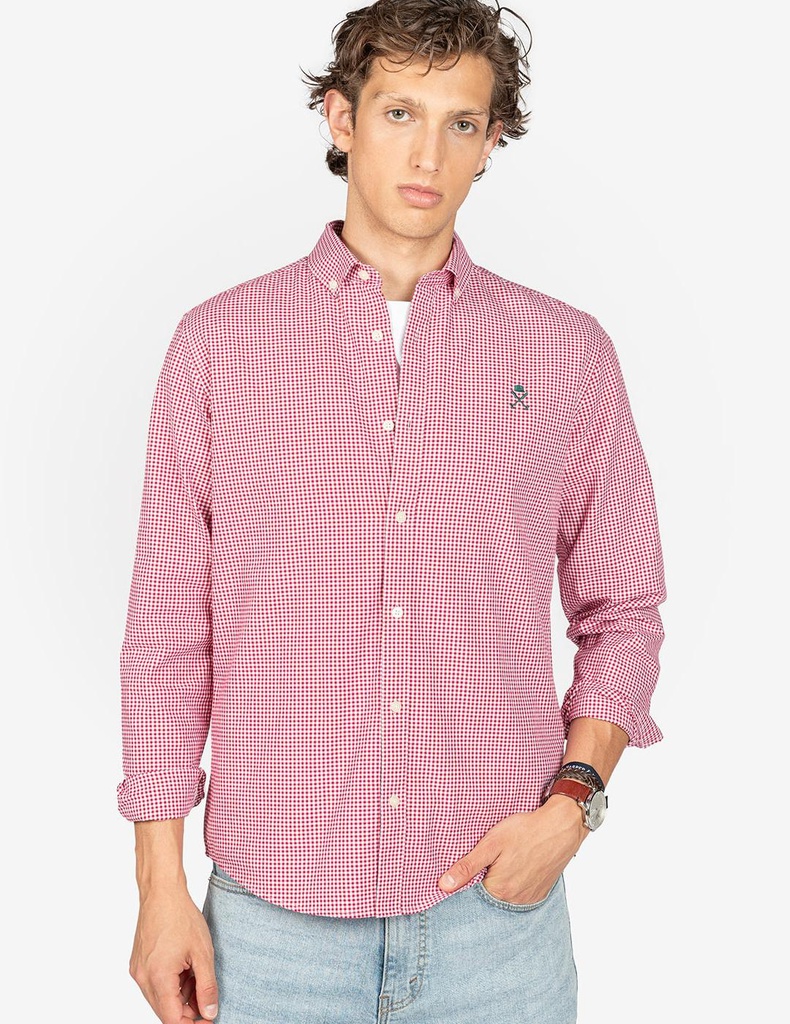 Camisa Cuadros Vichy Egea Roja - Harper &amp; Neyer