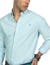 Camisa Oxford Colours Turquesa - Harper &amp; Neyer