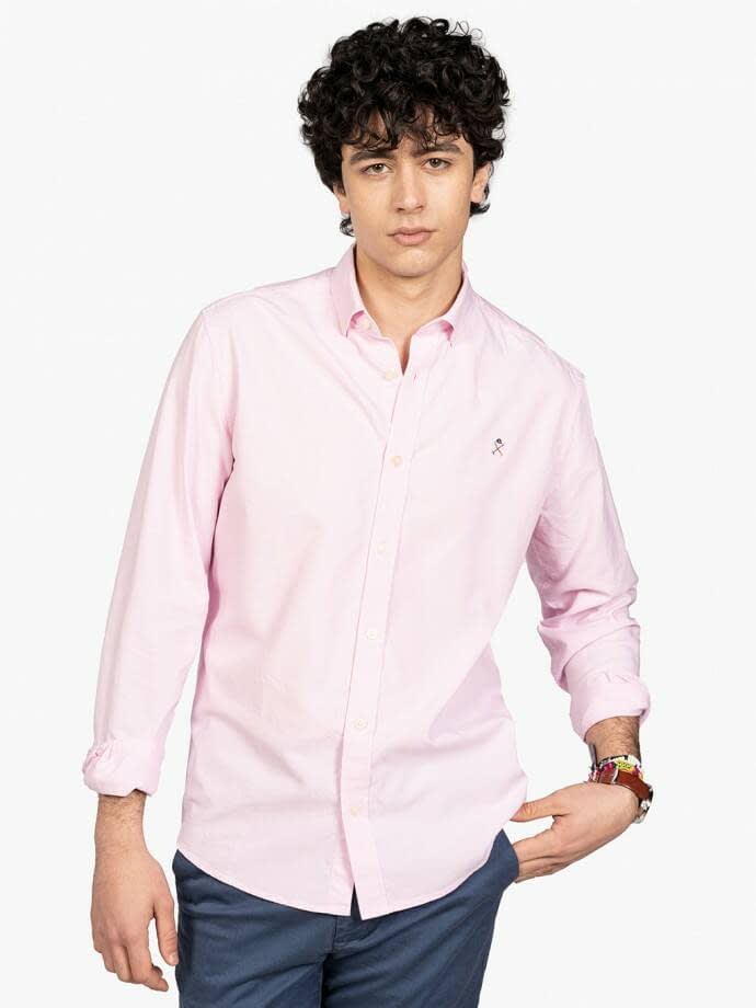 Camisa Oxford Colours Rosa - Harper &amp; Neyer