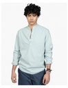 Camisa Polera Monaco Azul Claro Verdoso - Harper &amp; Neyer