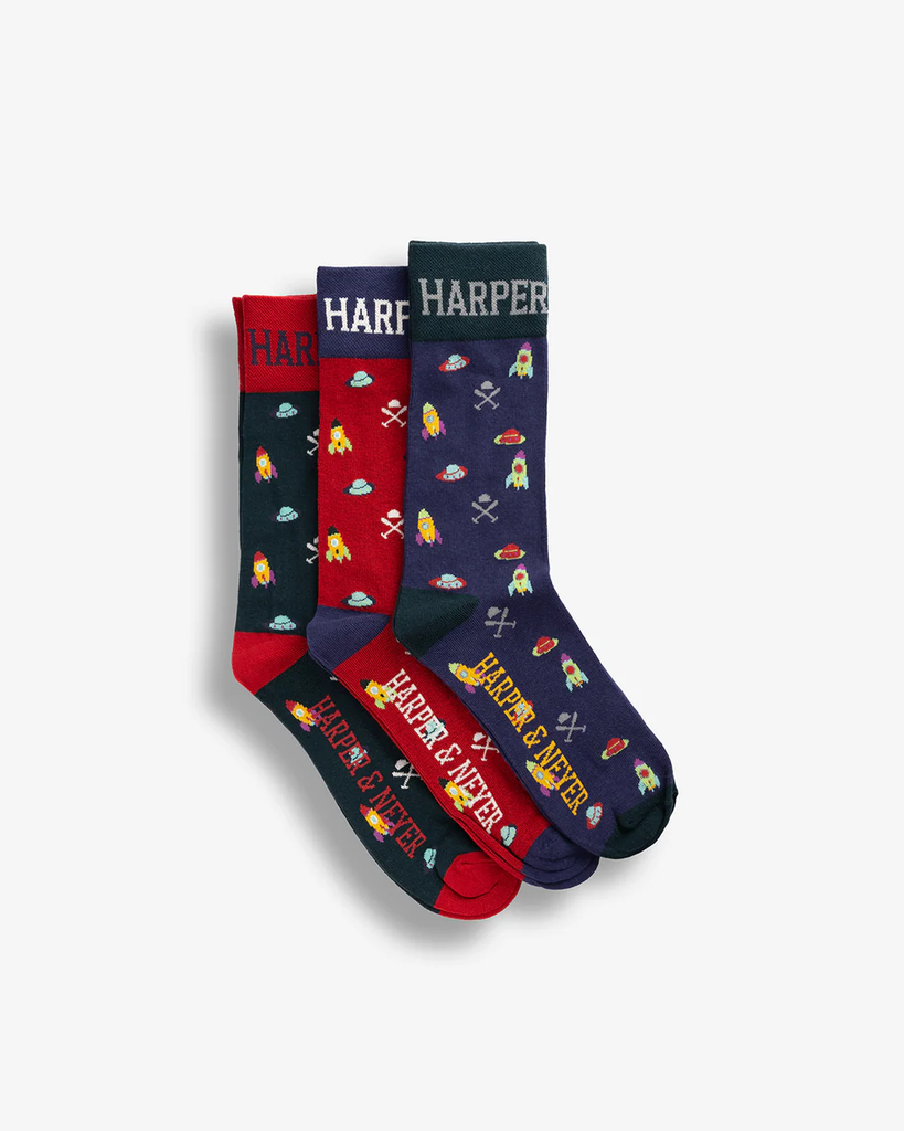 Pack 3 Calcetines Space - Harper &amp; Neyer