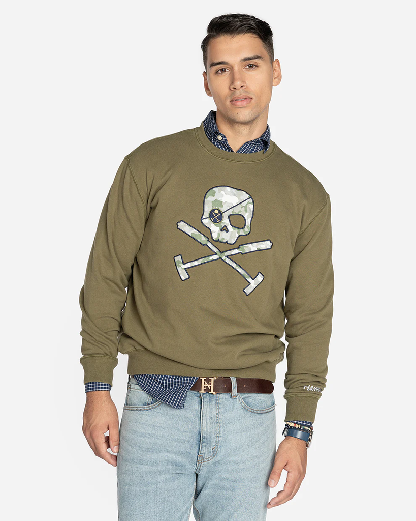 Sudadera Skull Verde - Harper &amp; Neyer