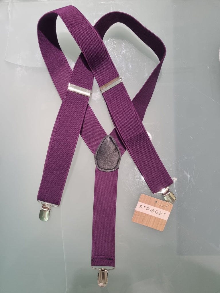 Tirantes Polipiel Stroget Morado
